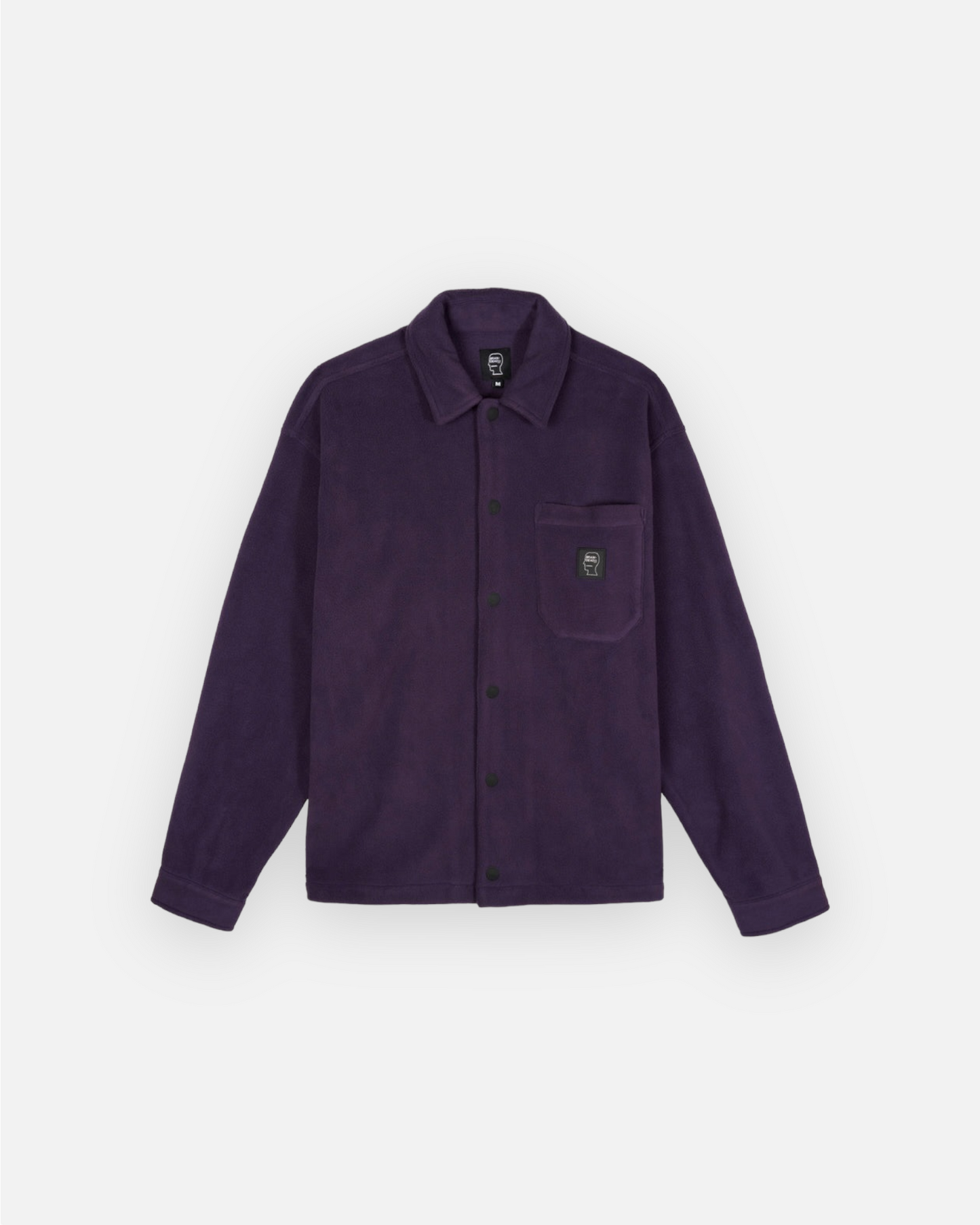 BRAIN DEAD POLAR FLEECE CLIMBER SHIRT (PURPLE)