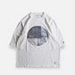 BORO PATCHWORK WIDE TEE (WHITE)