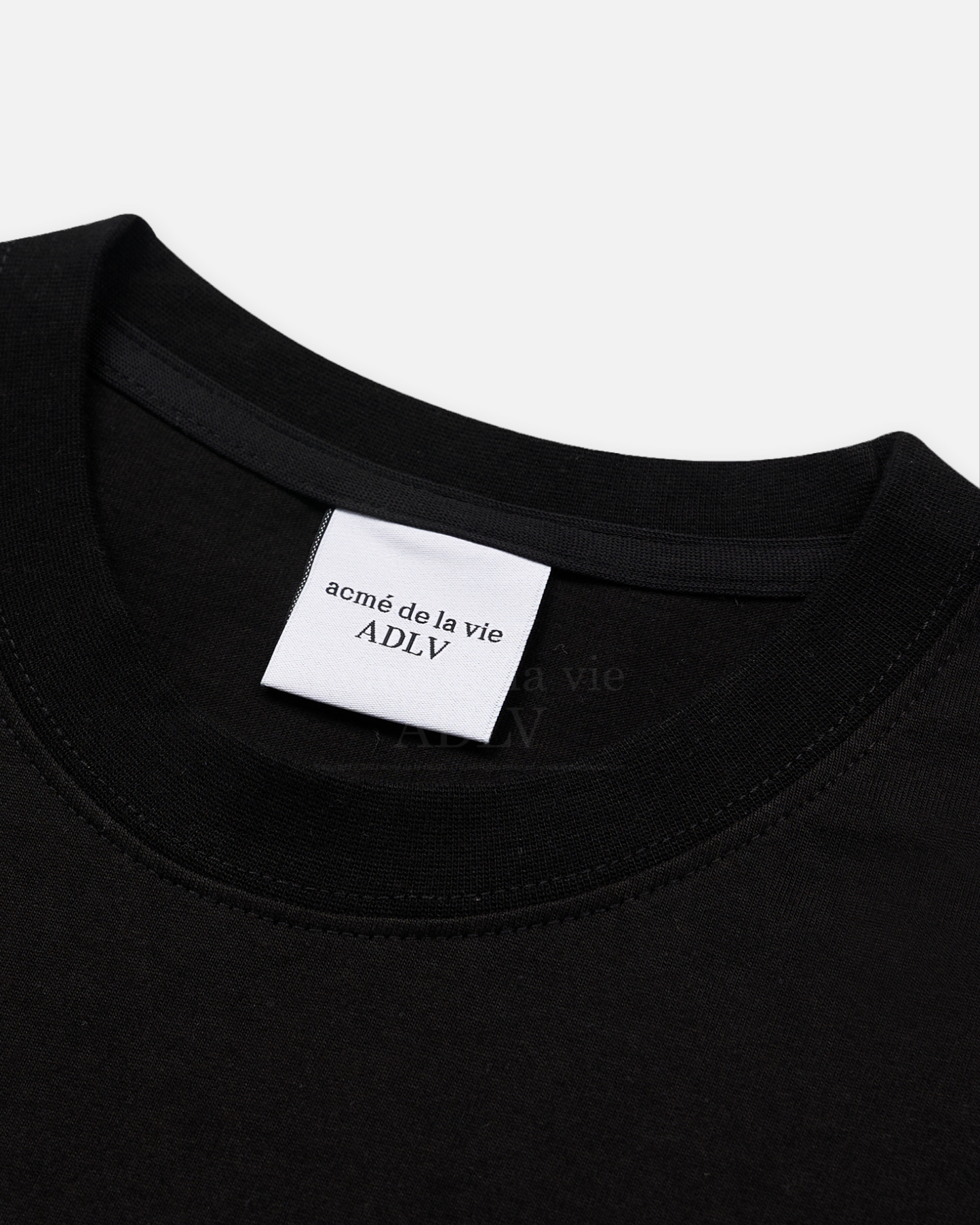 ADLV x LISA GREENERY ARTWORK BASIC SHORT SLEEVE T-SHIRT (BLACK)