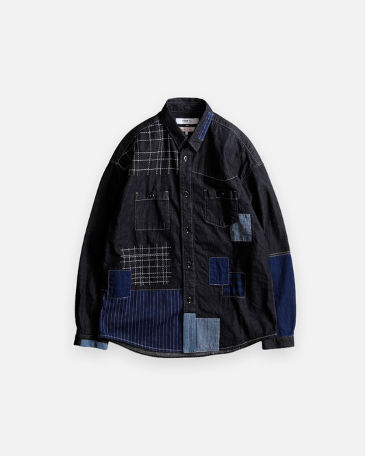 FDMTL DENIM SHIRT RINSE (INDIGO)