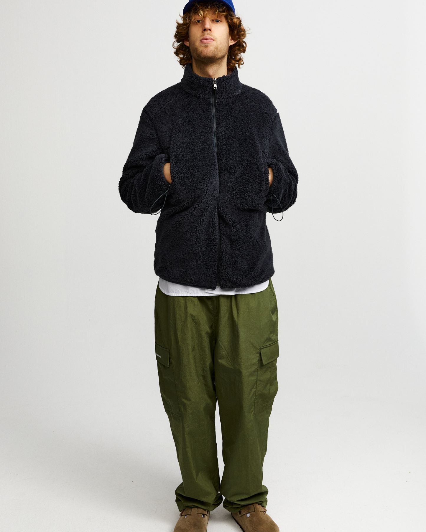POP PLADA FLEECE JACKET (CHARCOAL)