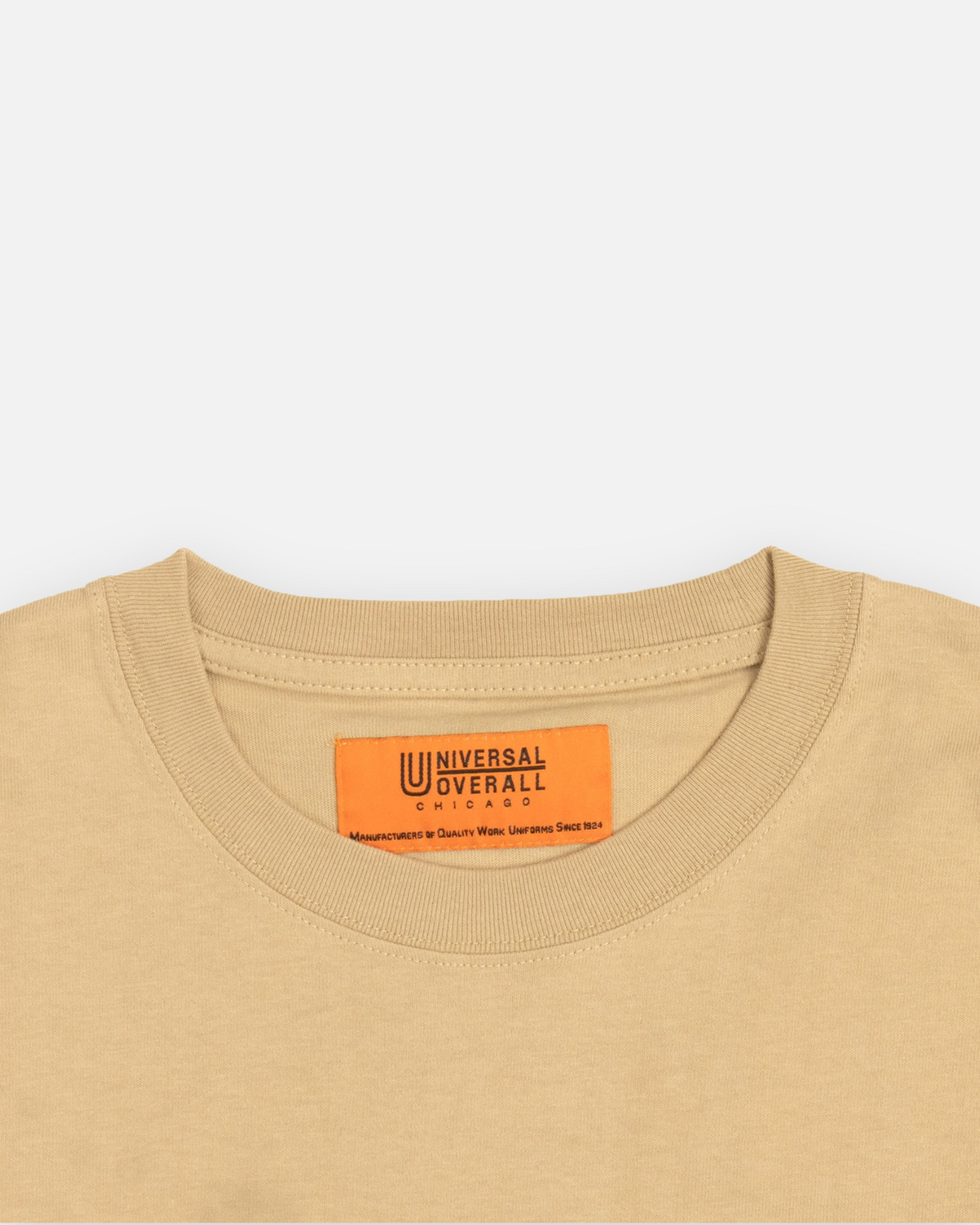 UNIVERSAL OVERALL POCKET L/S 12/ US COTTON OE (BEIGE)
