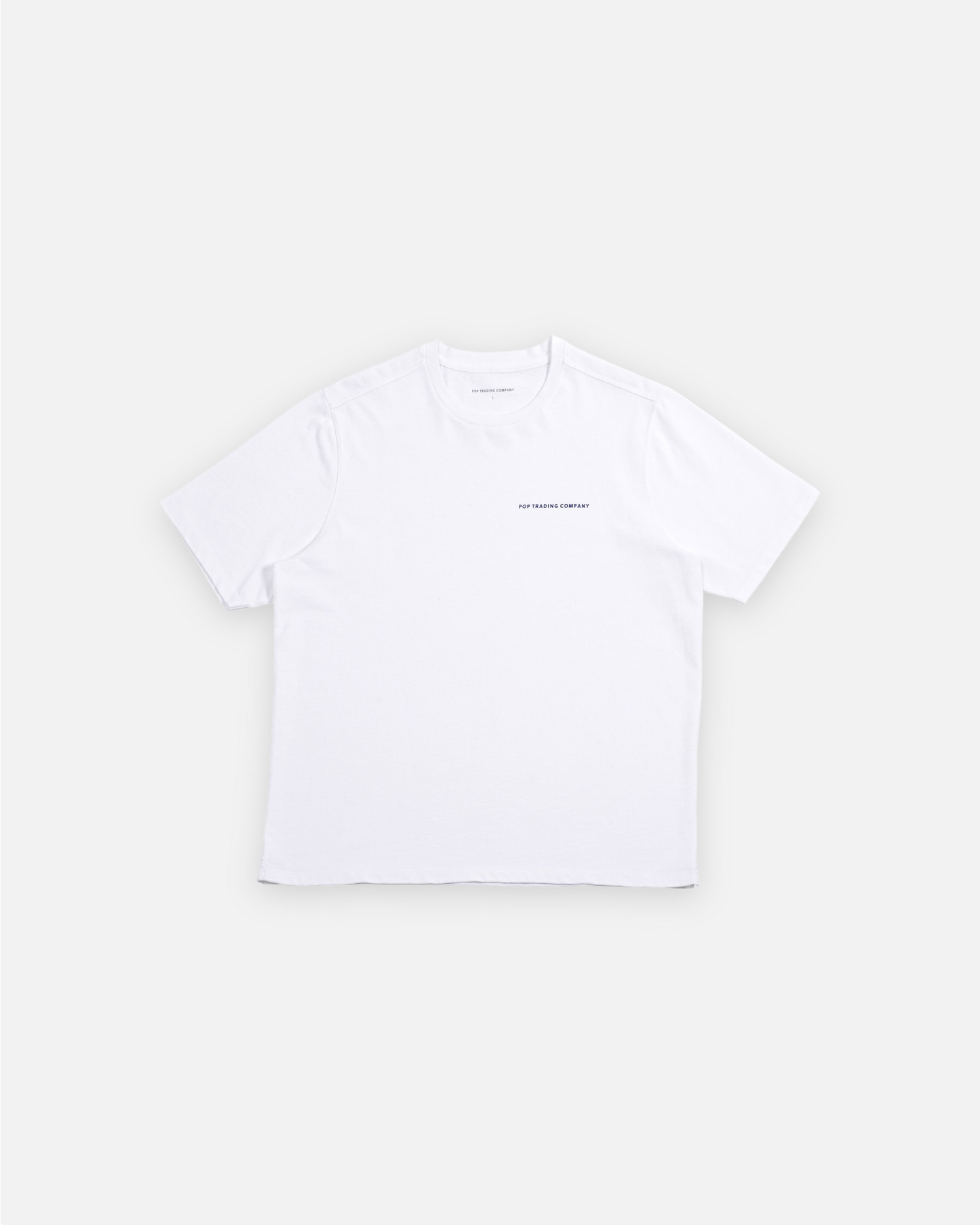 POP LOGO T-SHIRT (WHITE LIMOGES)