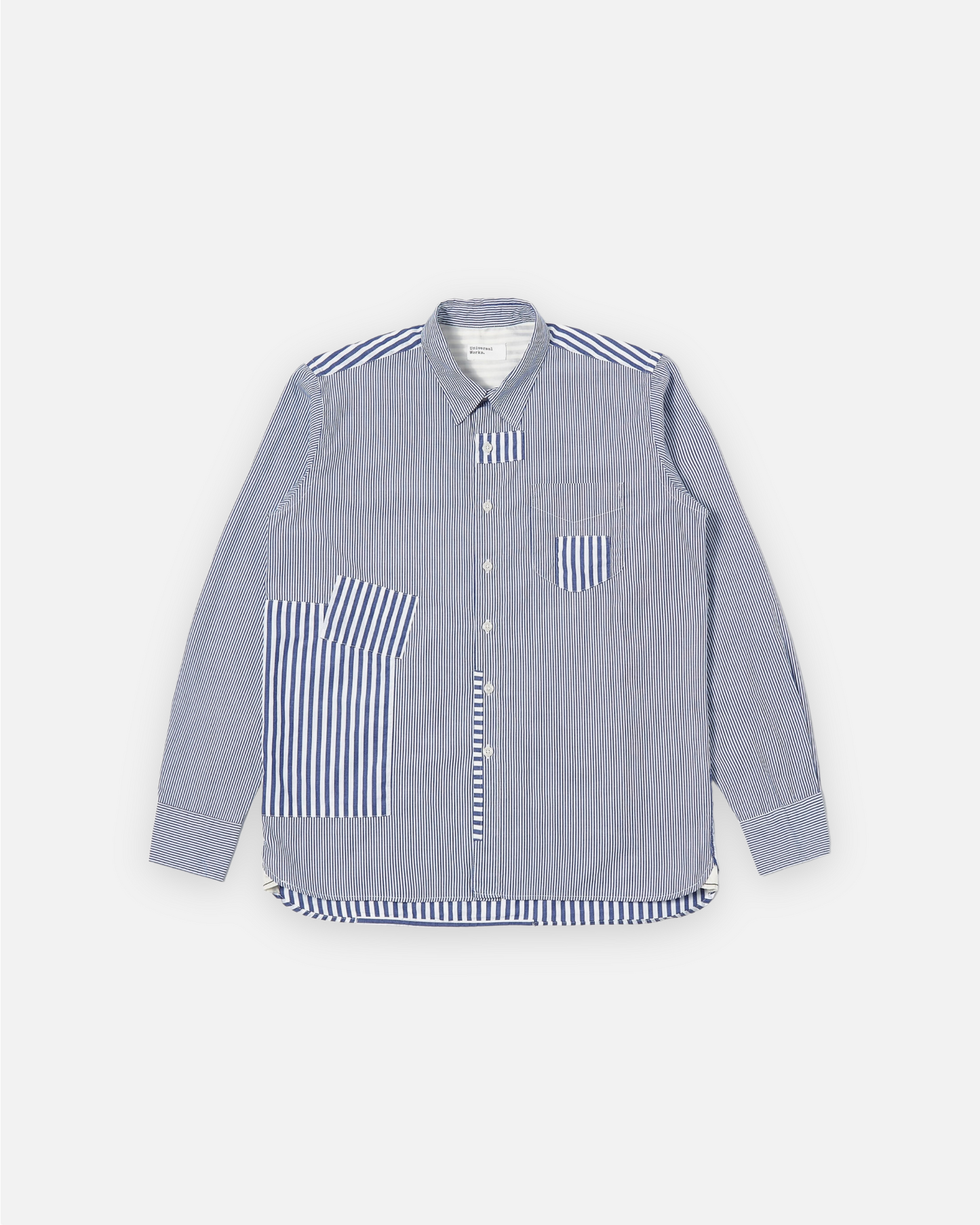 UNIVERSAL WORKS PATCHED SHIRT (NAVY)