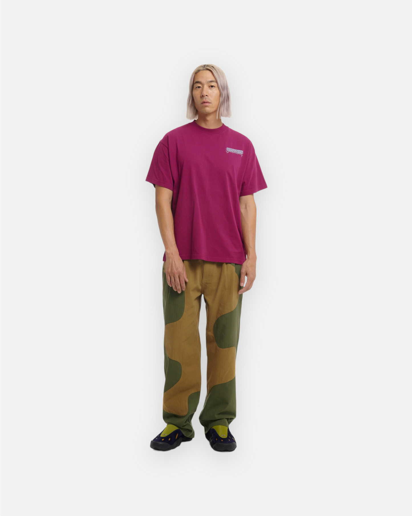BRAIN DEAD HELICOPTER T-SHIRT (MAROON)