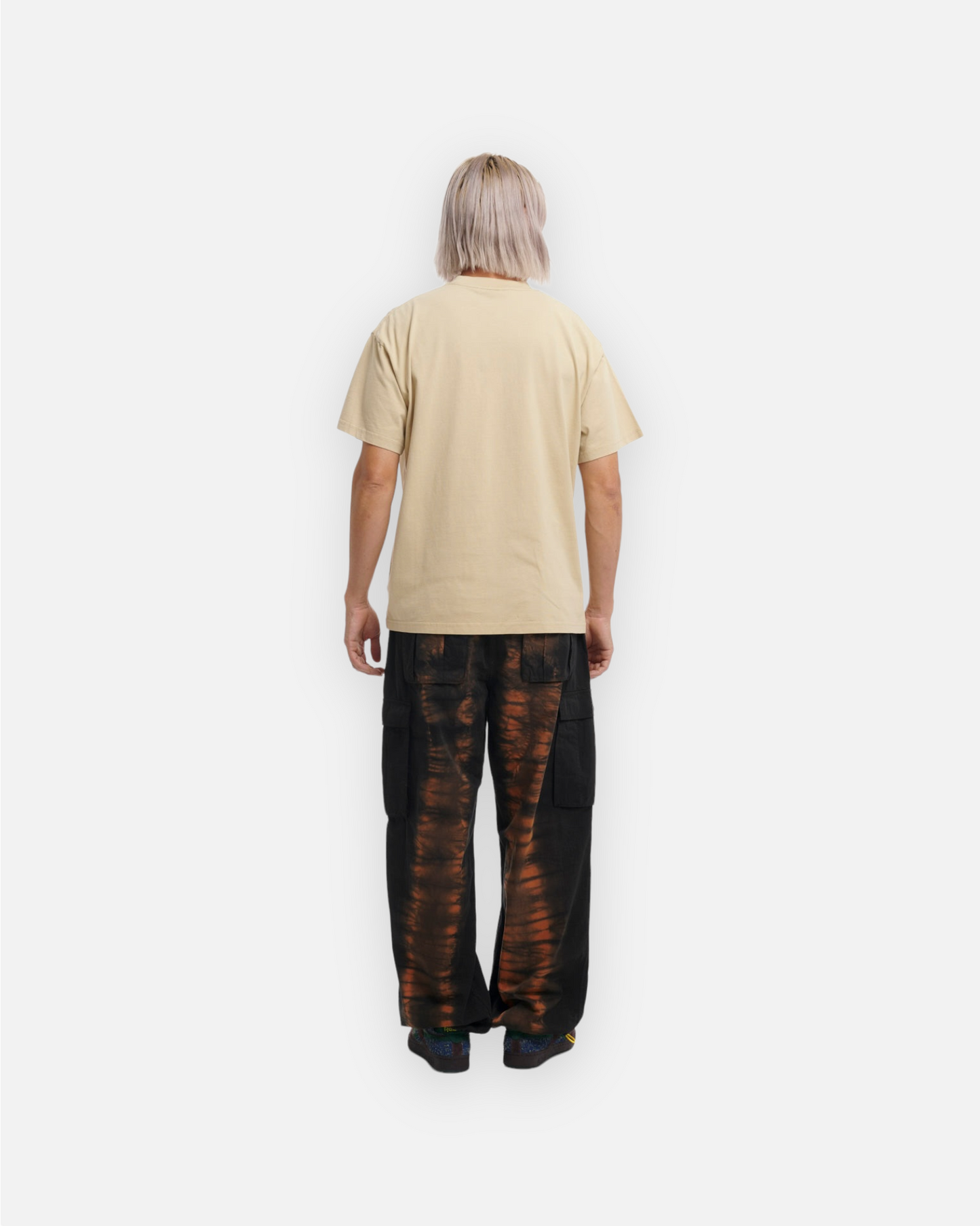 BRAIN DEAD SPLIT PLANES T-SHIRT (TAN)