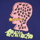 BRAIN DEAD WORM HOLE CREWNECK (SLATE)