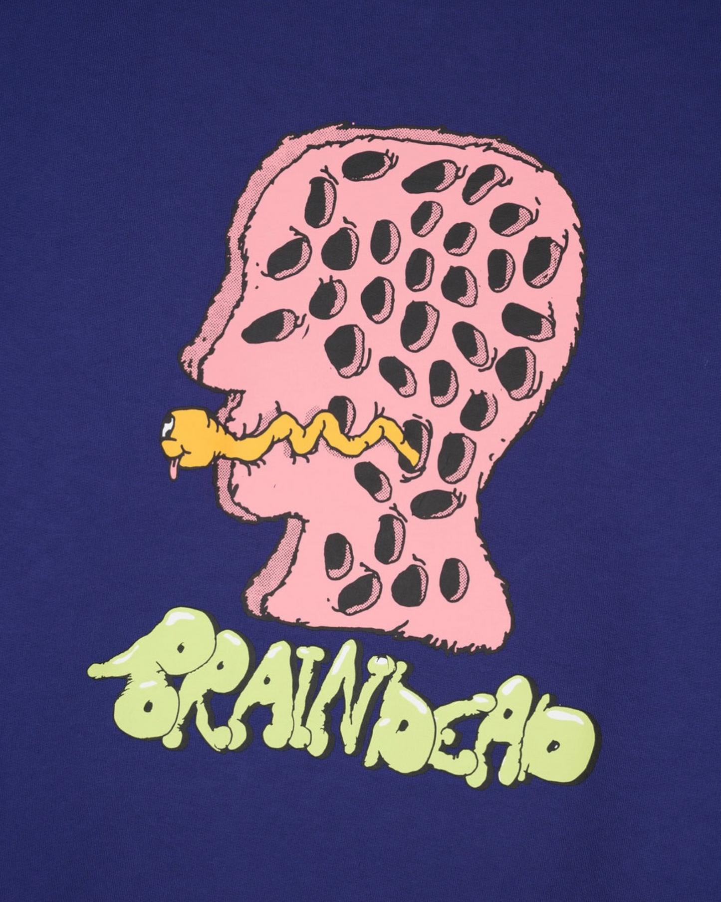 BRAIN DEAD WORM HOLE CREWNECK (SLATE)