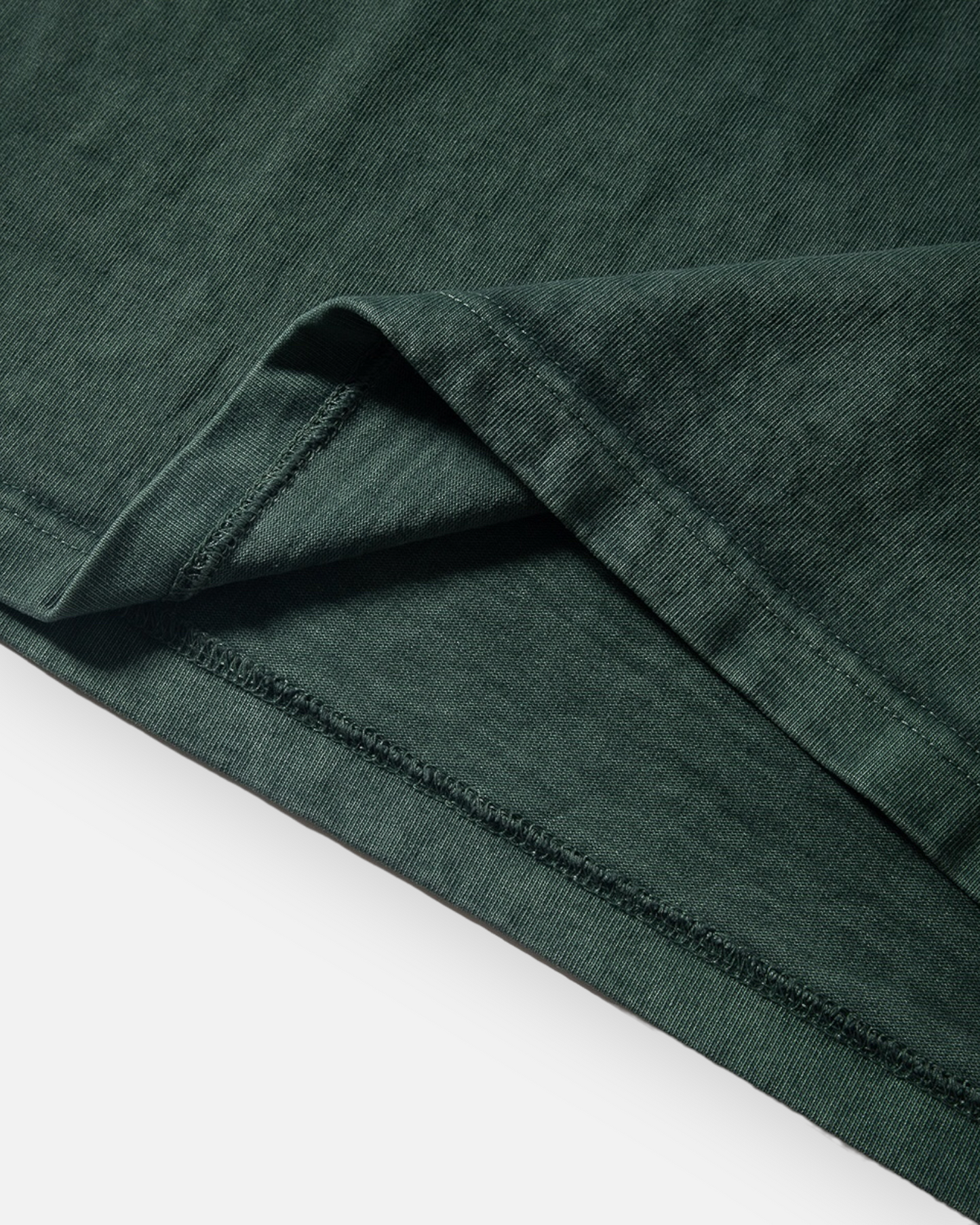 NAUTICA L/S T-SHIRTS TOO HEAVY GARMENT DYED ARCHLOGO L/S TEE (GREEN, 3UE)