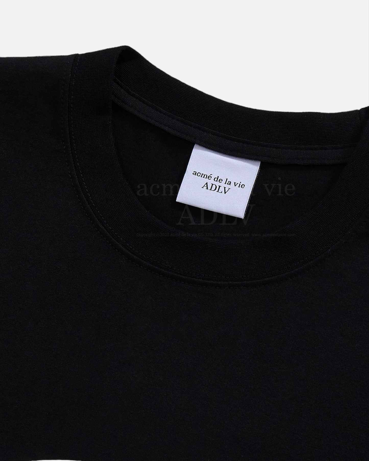 ADLV BABY FACE SHORT SLEEVE T-SHIRT BLACK ASTRONAUT (ASTRONAUT)