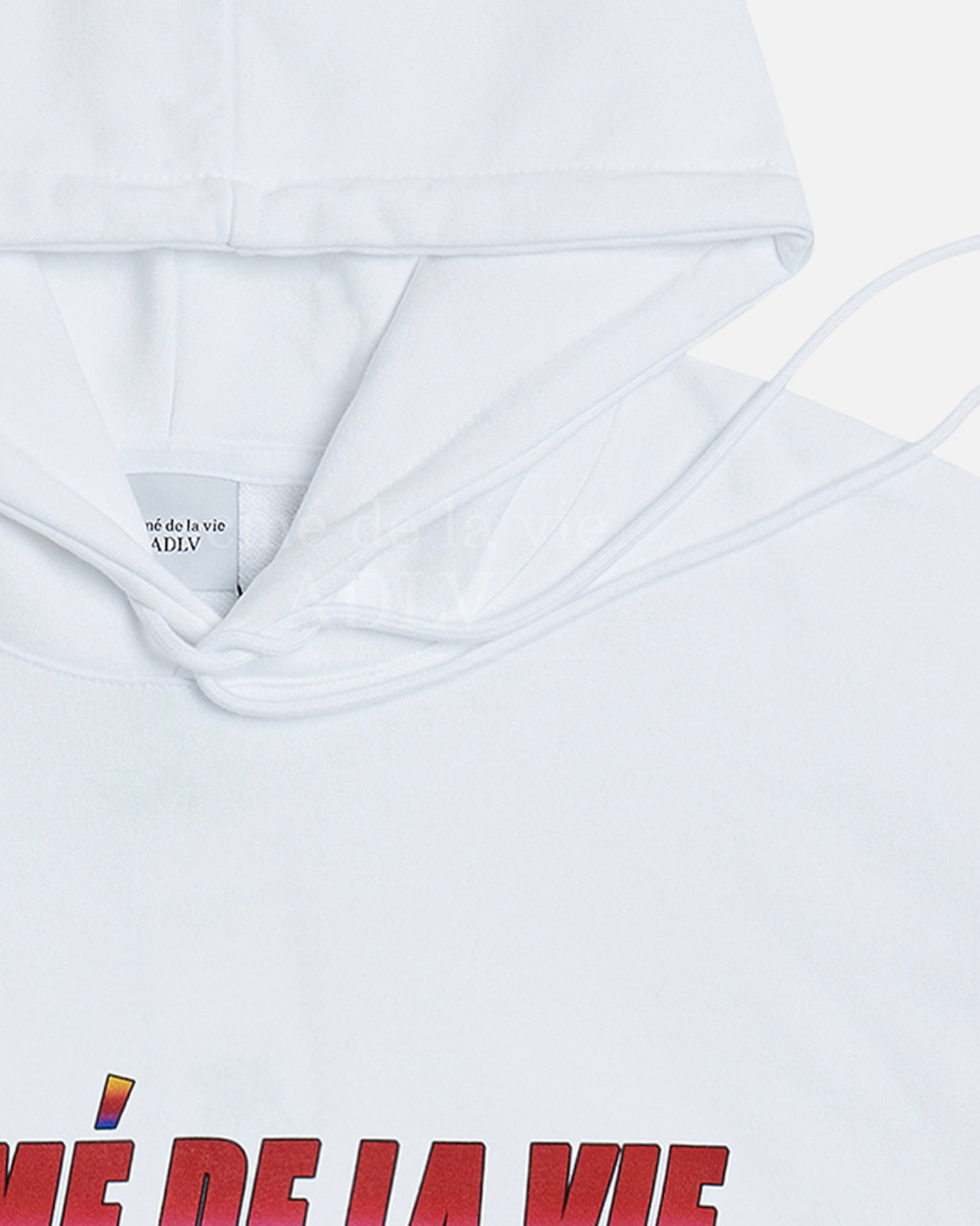 RAINBOW LOGO HOODIE WHITE (WHITE)
