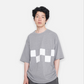 NANAMICA H/S OVERSIZED TEE (HEATHER GRAY)