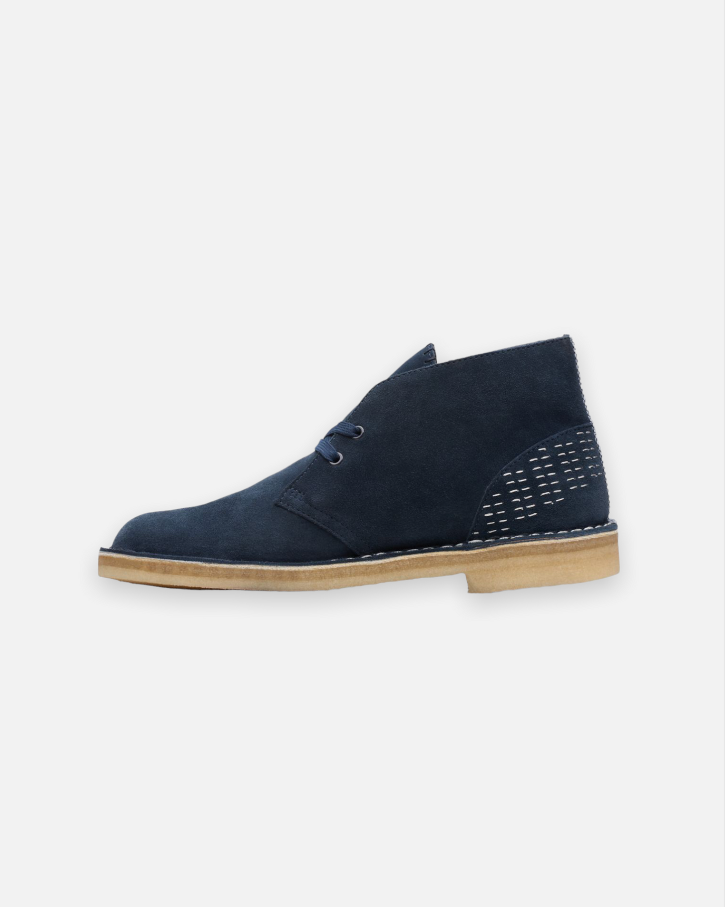 CLARKS ORIGINALS DESERT BOOT (NAVY SASHIKO)