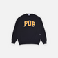 POP ARCH KNITTED CREWNECK (BLACK)