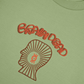 BRAIN DEAD ORACLE PIQUE LONG SLEEVE SHIRT (SEAFOAM)