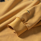 NAUTICA KNIT ACTIVE HEAVY WEIGHT SWEAT GARMENT DYED ARCHLOGO CREW (MASTARD, 7TW)