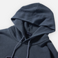 NAUTICA KNIT ACTIVE HEAVY WEIGHT SWEAT GARMENT DYED ARCHLOGO HOODIE (NAVY, 4NV)