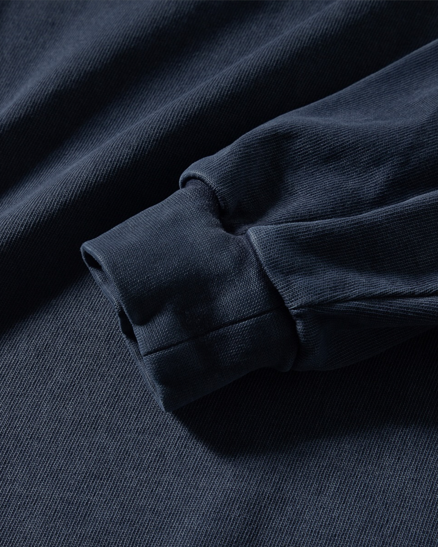 NAUTICA L/S T-SHIRTS TOO HEAVY GARMENT DYED ARCHLOGO L/S TEE (NAVY, 4NV)