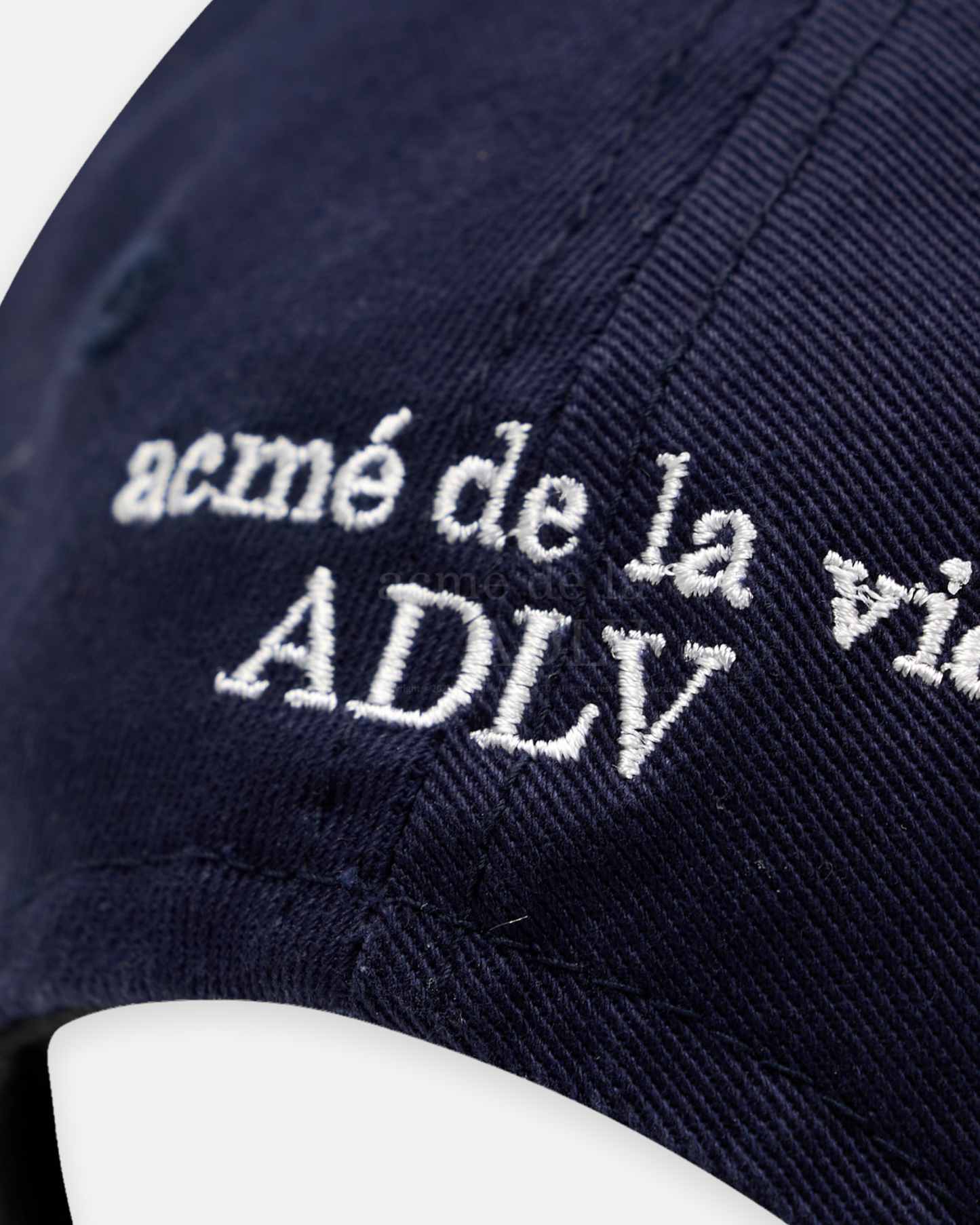 ADLV x LISA A LOGO EMBLEM CHAIN EMBOSSING PATCH BALL CAP (NAVY)
