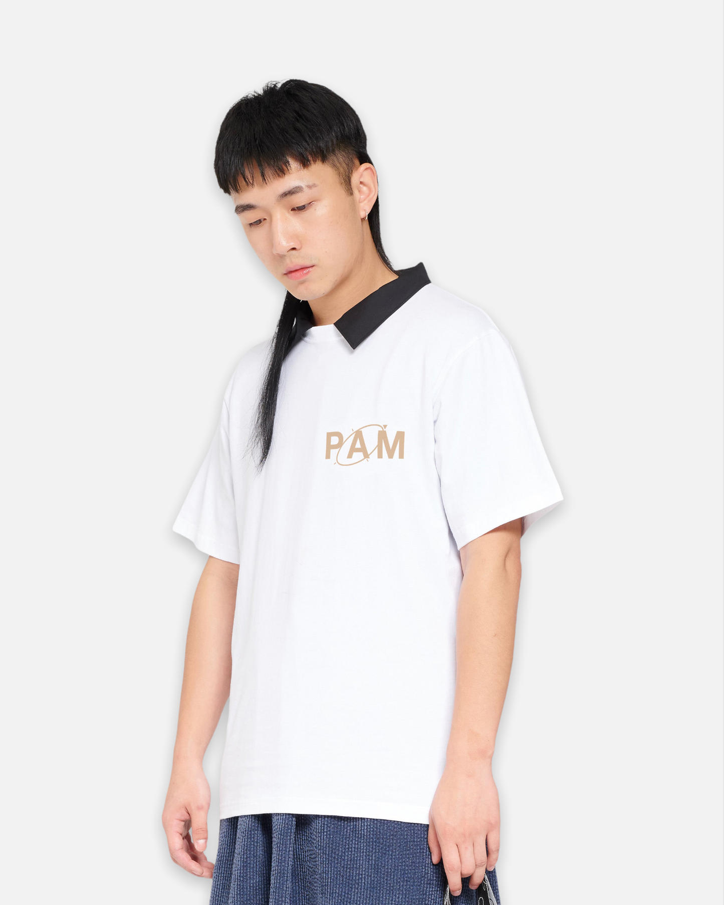 PAM G.L. ELLIPSE SS TEE (WHITE)