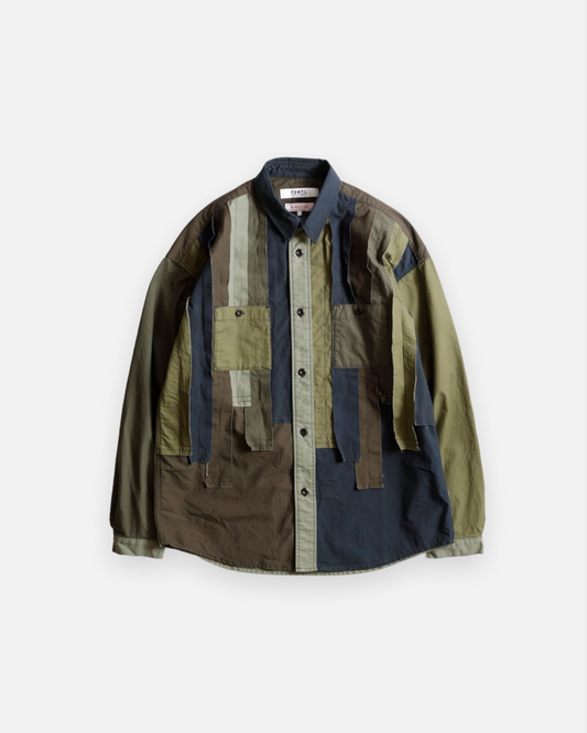 FDMTL OBI-STRIP SHIRT RINSE (KHAKI)