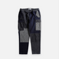 FDMTL BORO PATCHWORK CARGO PANTS RINSE (INDIGO)