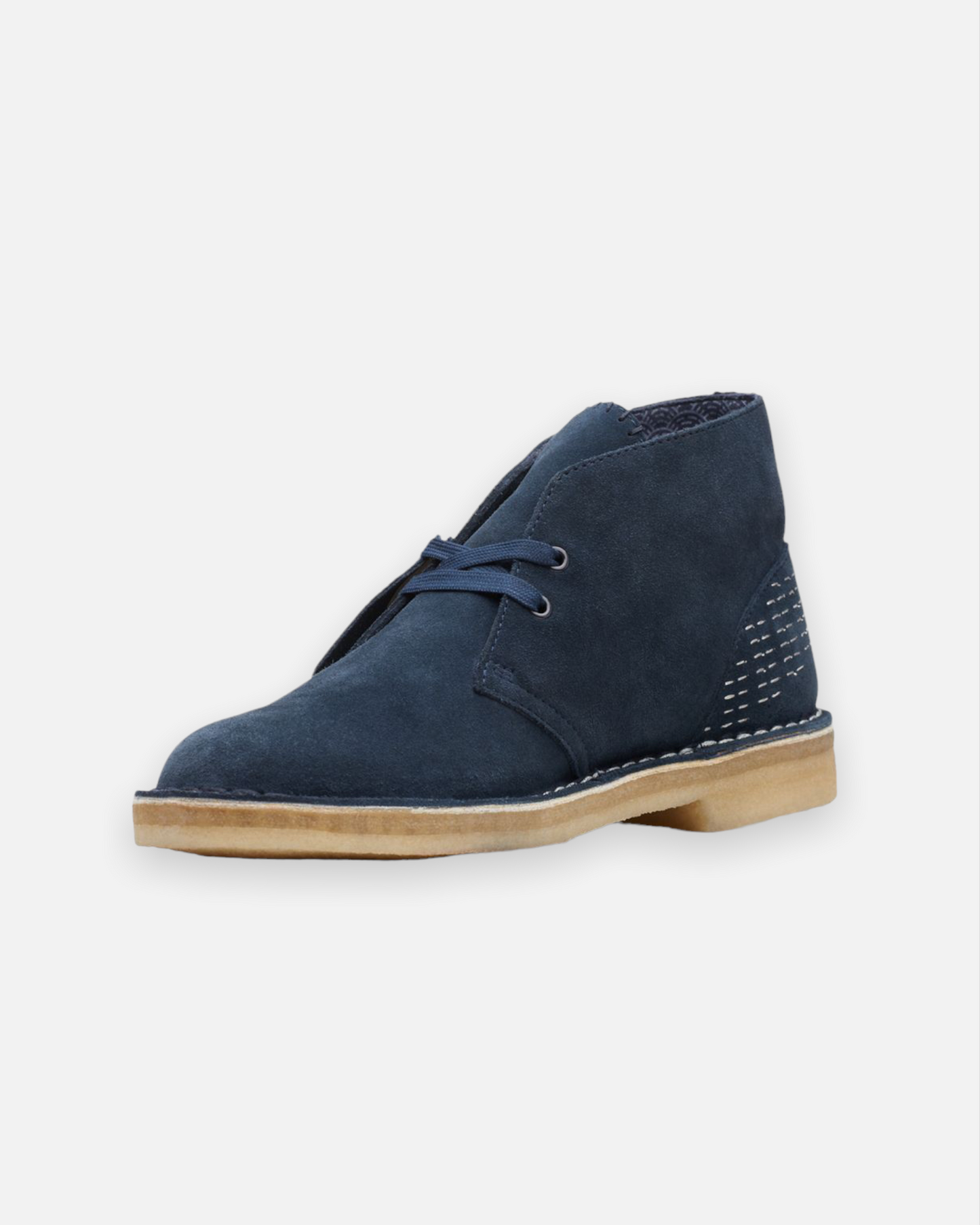 CLARKS ORIGINALS DESERT BOOT (NAVY SASHIKO)