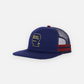 BRAIN DEAD LOGOHEAD 5 PANEL TRUCKER CAP (NAVY)