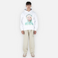 ADLV ADLV BABY FACE HOODIE WHITE GREEN HOODIE BOY (WHITE)