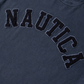 NAUTICA L/S T-SHIRTS TOO HEAVY GARMENT DYED ARCHLOGO L/S TEE (NAVY, 4NV)