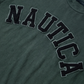 NAUTICA L/S T-SHIRTS TOO HEAVY GARMENT DYED ARCHLOGO L/S TEE (GREEN, 3UE)
