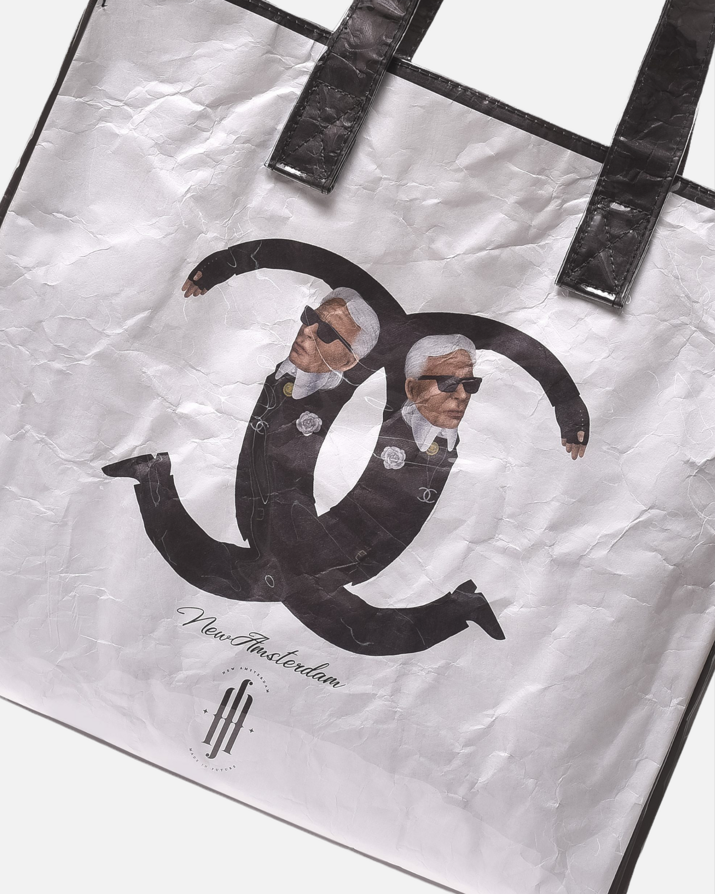 CHANEL KARL PVC BAG (WHITE)