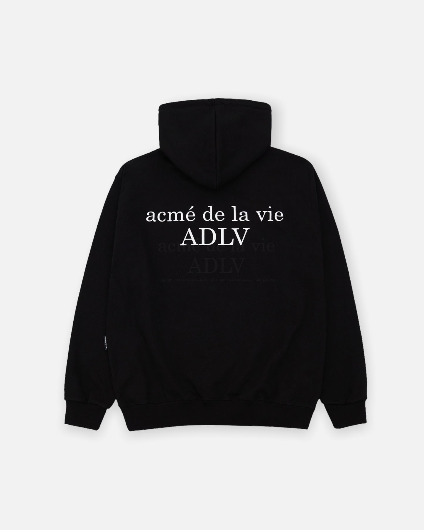 ADLV BABY FACE HOODIE BLACK ASTRONAUT (BLACK)