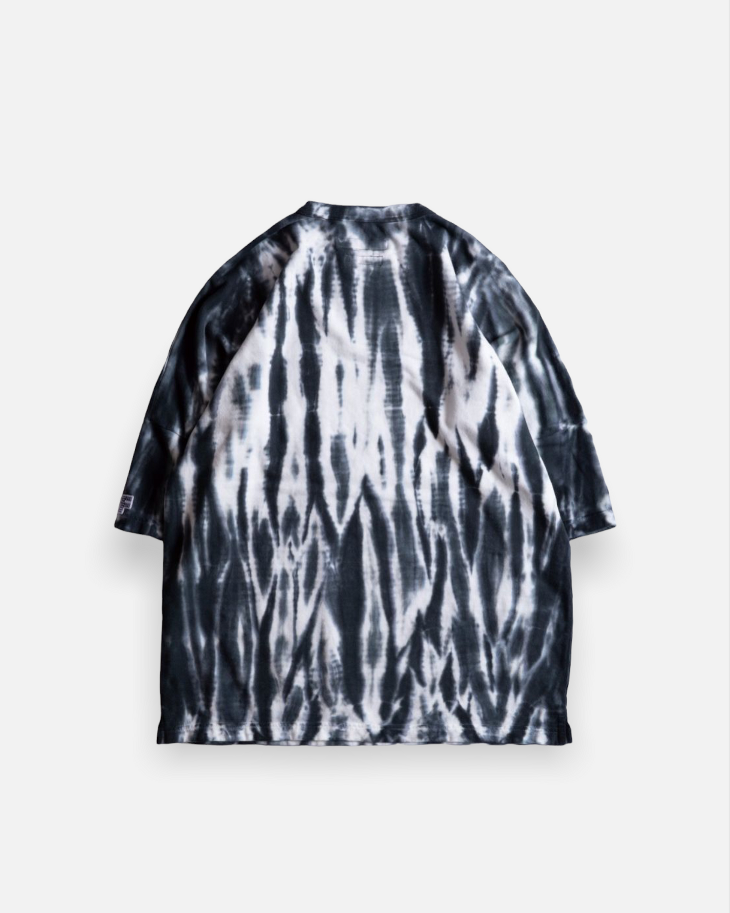 TIE DYE WIDE TEE (BLACK)