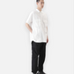 AND WANDER CORDURA TYPEWRITER SHORT SLEEVE OVER SHIRT (WHITE)