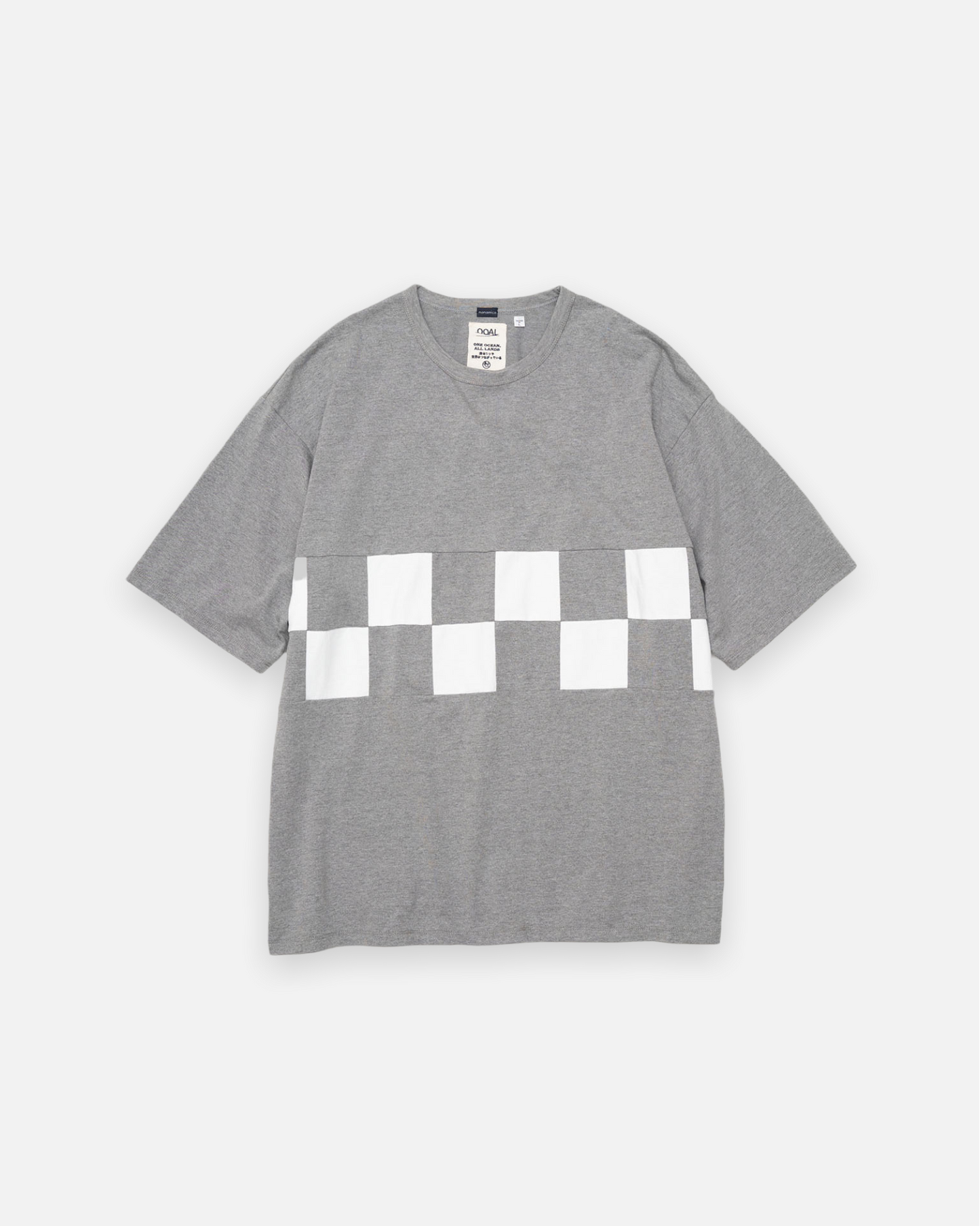 NANAMICA H/S OVERSIZED TEE (HEATHER GRAY)