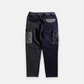 FDMTL BORO PATCHWORK CARGO PANTS RINSE (INDIGO)