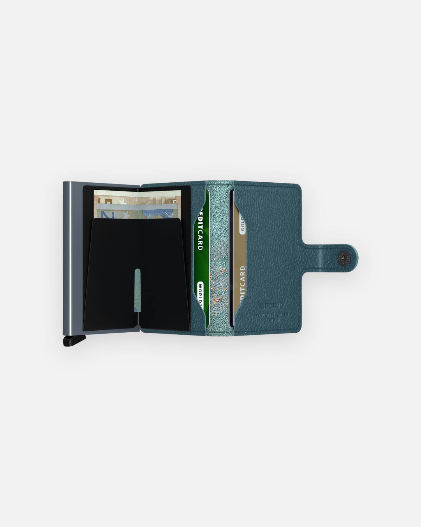 MINIWALLET (STITCH MAGNOLIA PETROLIO)