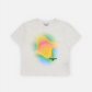RAINBOW GRADATION ARTWORK CROP TOP SHORT SLEEVE T-SHIRT
CREAM