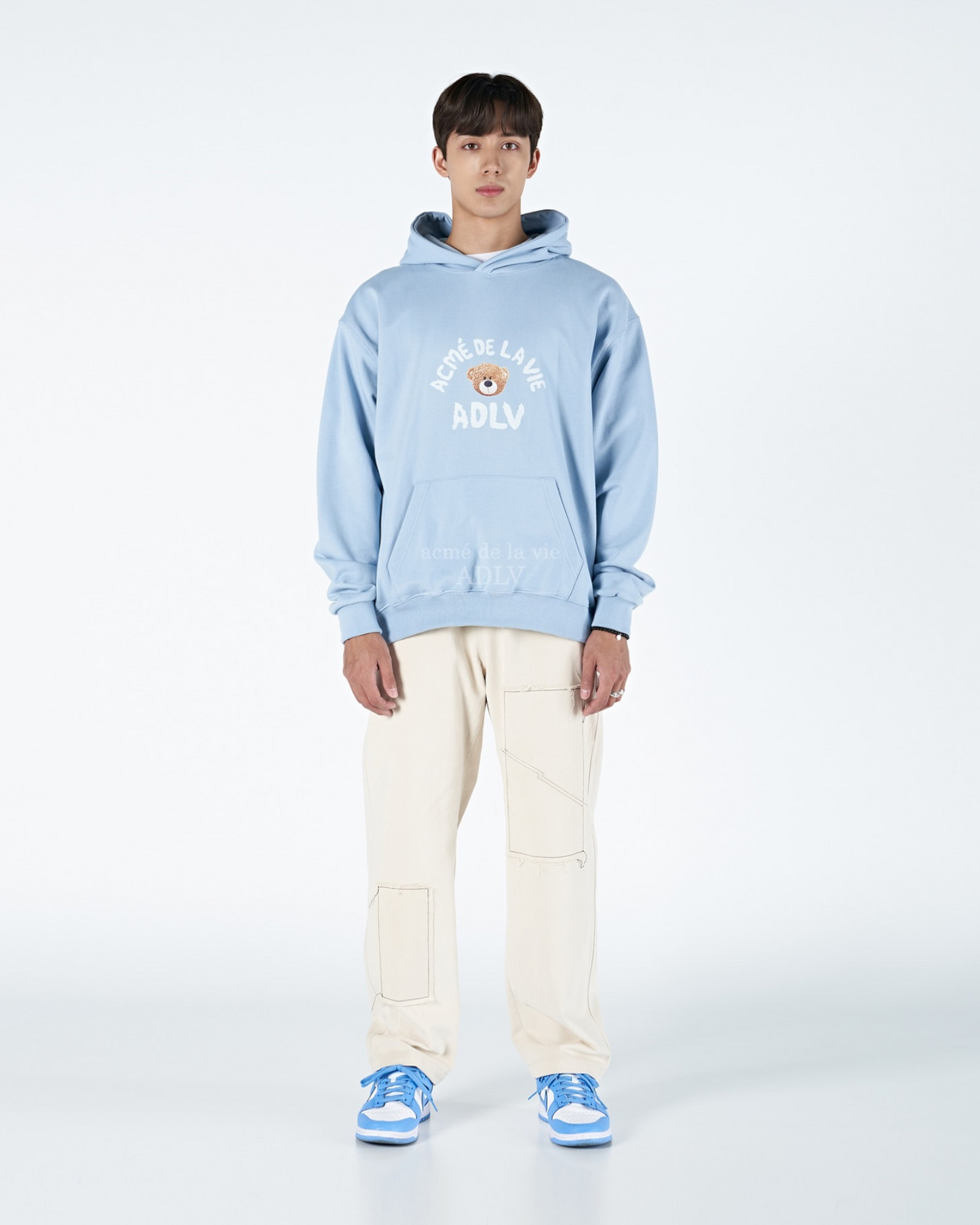 ADLV TEDDY BEAR BEAR DOLL HOODIE (SKYBLUE)