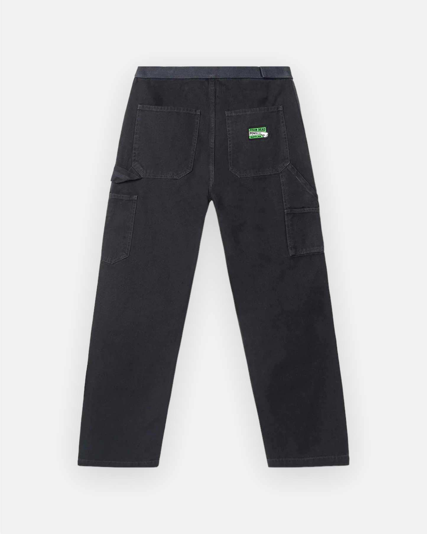 BRAIN DEAD WASHED HARD WARE/ SOFT WEAR CARPENTER PANT (PIGMENT BLACK)