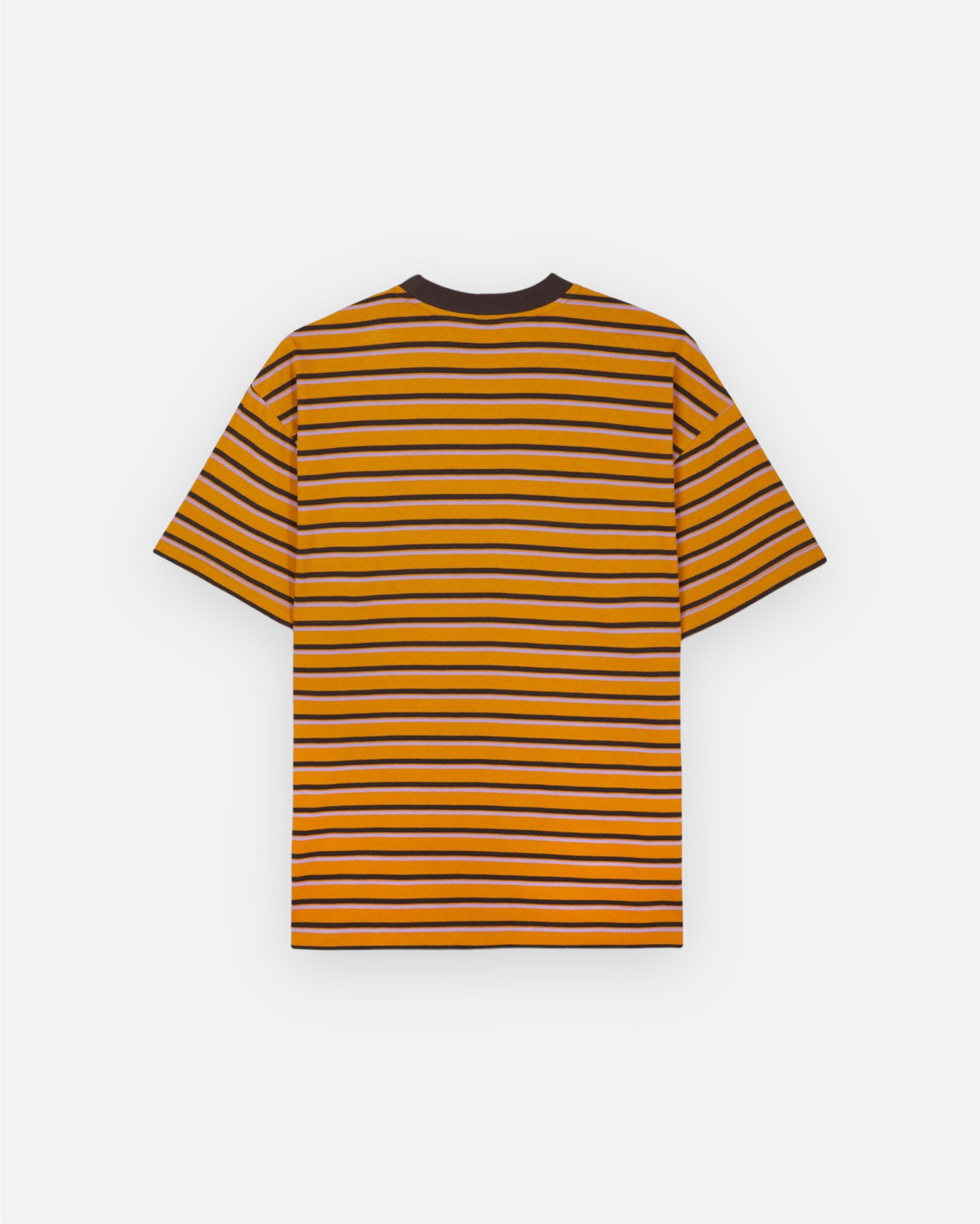 BRAIN DEAD 94 STRIPED T-SHIRT (ORANGE MULTI)