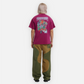 BRAIN DEAD HELICOPTER T-SHIRT (MAROON)