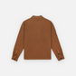 BRAIN DEAD WAFFLE SNAP FRONT SHIRT (LIGHT BROWN)