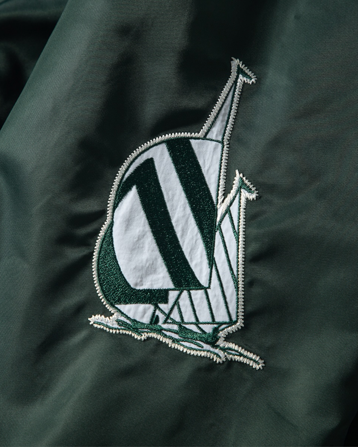 NAUTICA L/W JACKET STADIUM JACKET (GREEN, 3UE)