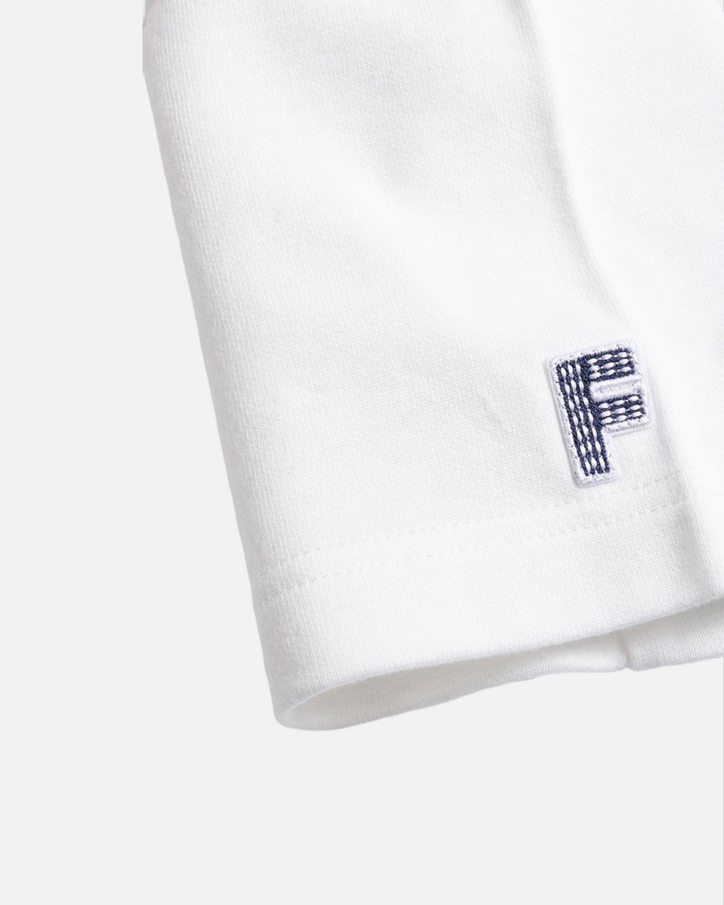 BORO PATCHWORK WIDE TEE (WHITE)