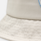 ADLV x LISA A LOGO CIRCLE EMBLEM EMBOSSING PATCH BUCKET HAT (CREAM)