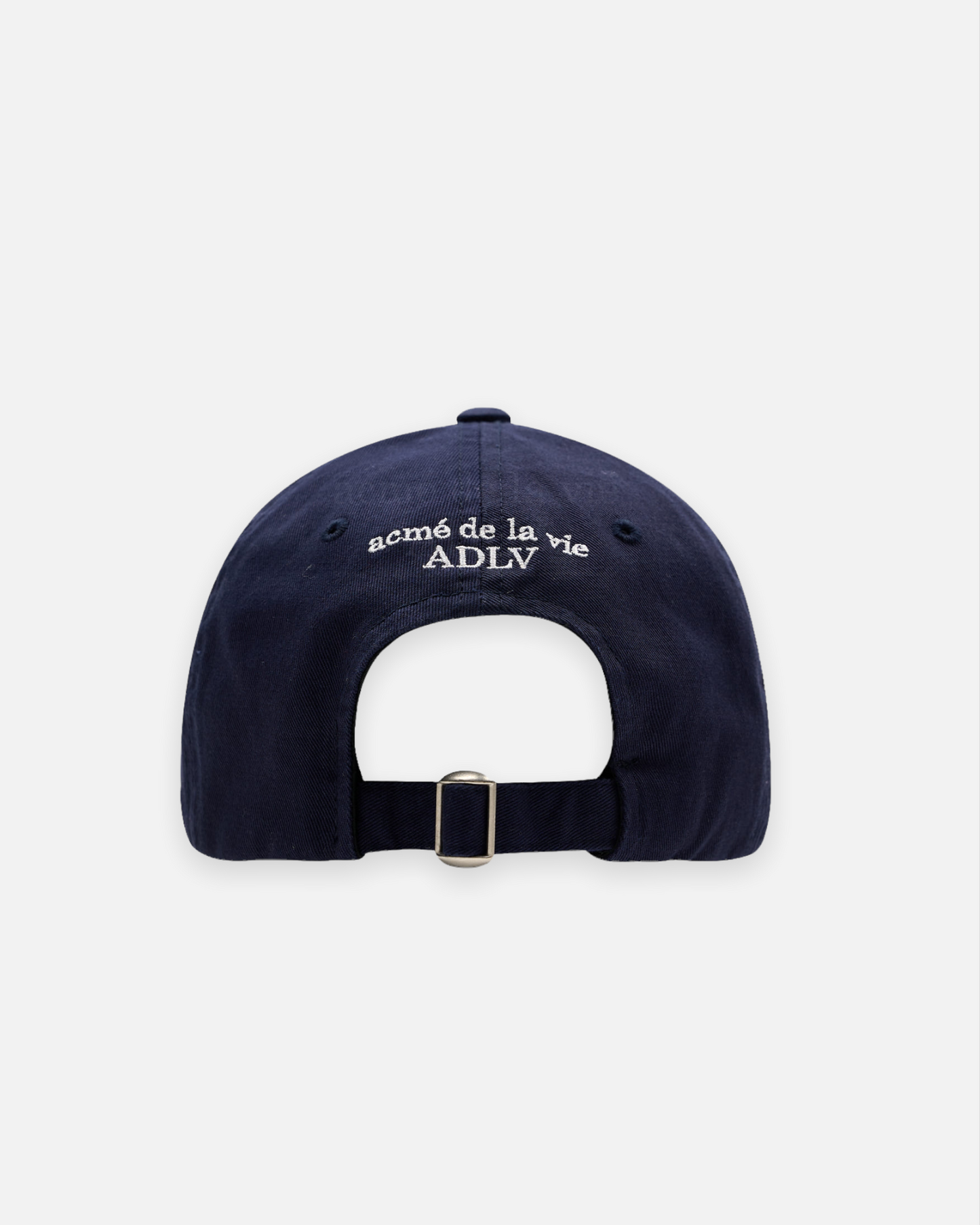 ADLV x LISA A LOGO EMBLEM CHAIN EMBOSSING PATCH BALL CAP (NAVY)