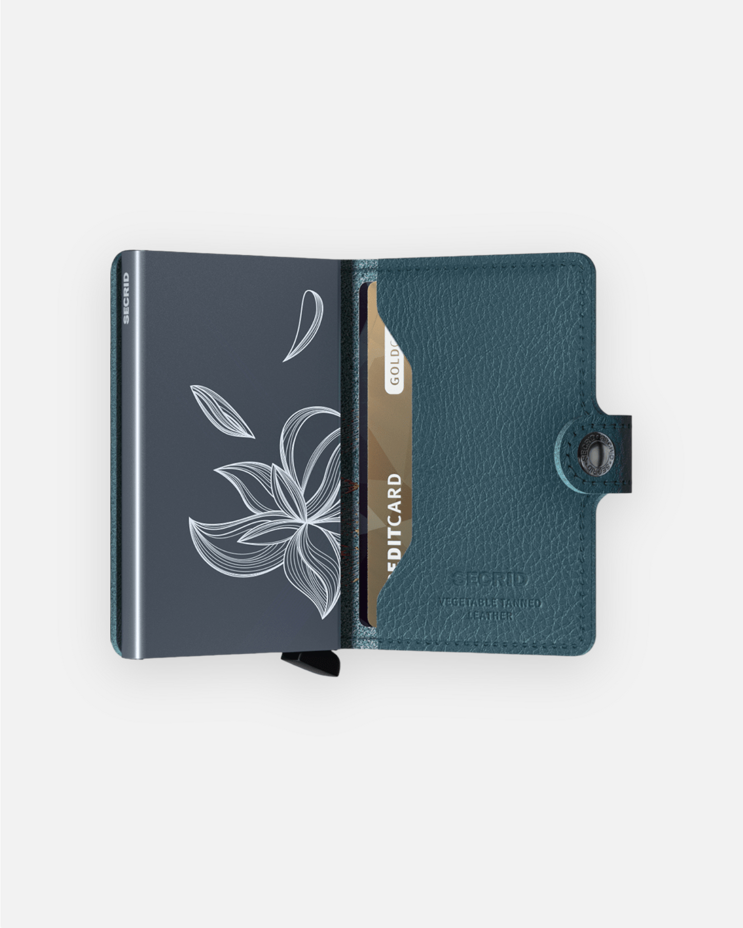 MINIWALLET (STITCH MAGNOLIA PETROLIO)