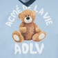 ADLV TEDDY BEAR BEAR DOLL HOODIE (SKYBLUE)